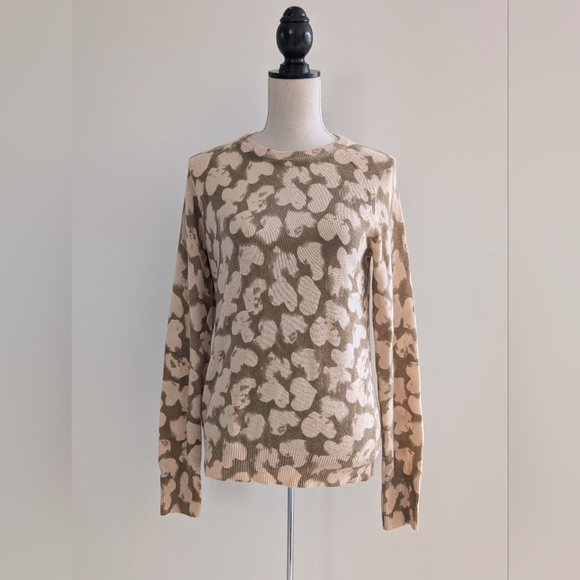 Like new S Equipment cashmere heart patterned crewneck sweater - Picture 2 of 12